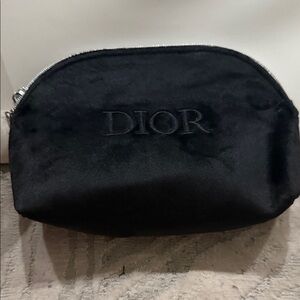 GWP - Dior Black Velvet Cosmetic Bag